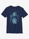 Star Wars Ahsoka Anakin Force Ghost Youth T-Shirt BoxLunch Web Exclusive, NAVY, hi-res