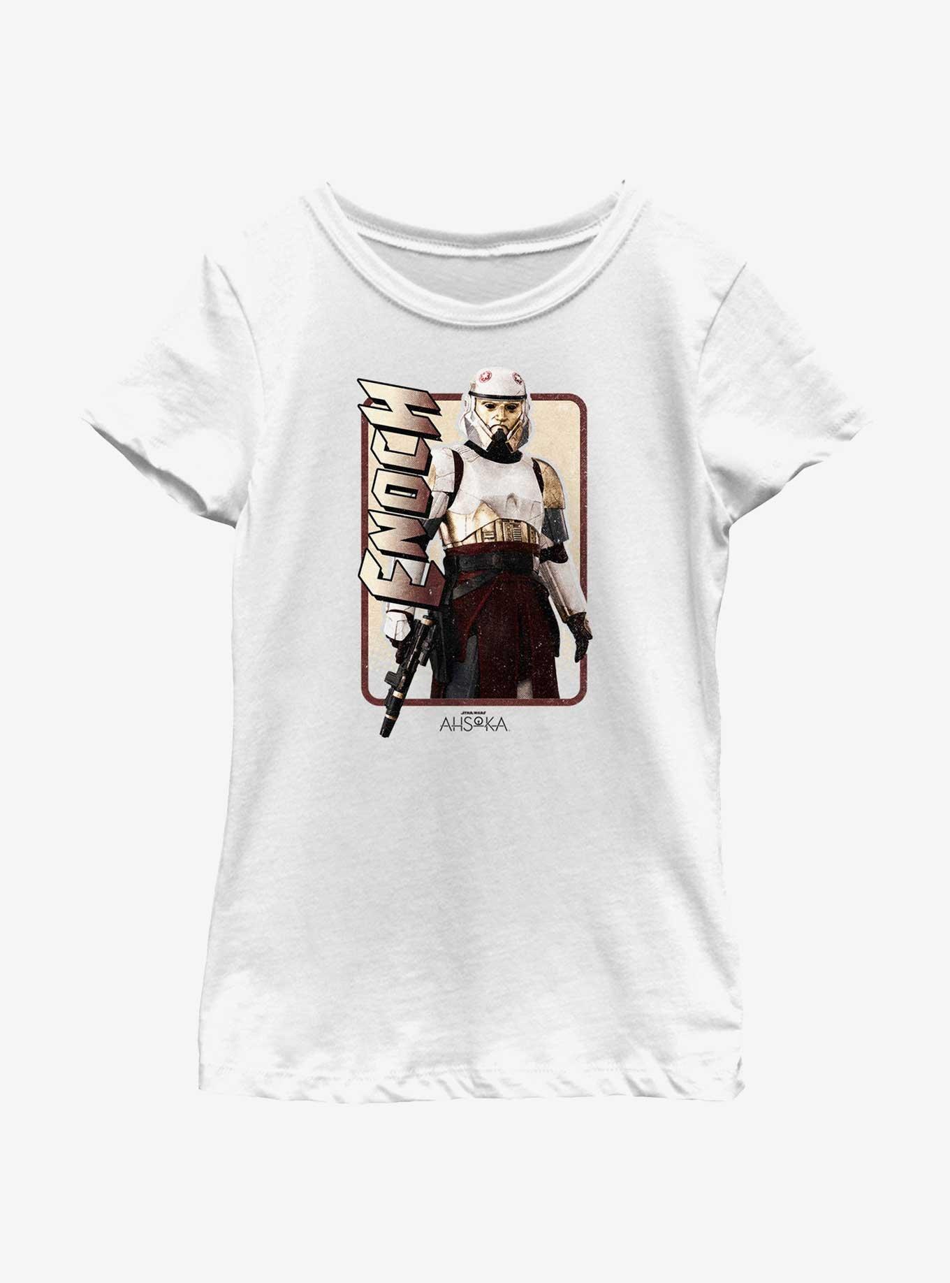 Star Wars Ahsoka Captain Enoch Youth Girls T-Shirt, WHITE, hi-res