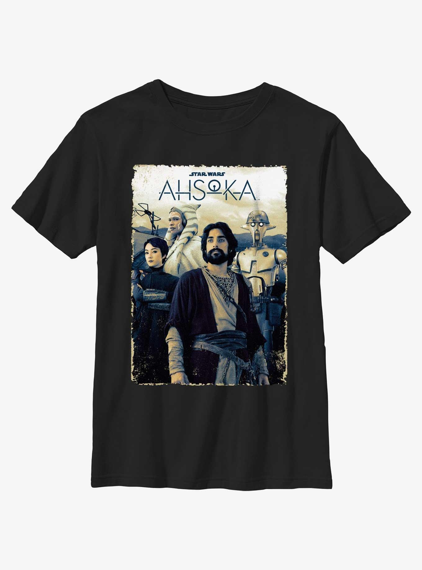 Star Wars Ahsoka Sabine Wren Ahsoka Ezra and Huyang Rebels Poster Youth T-Shirt