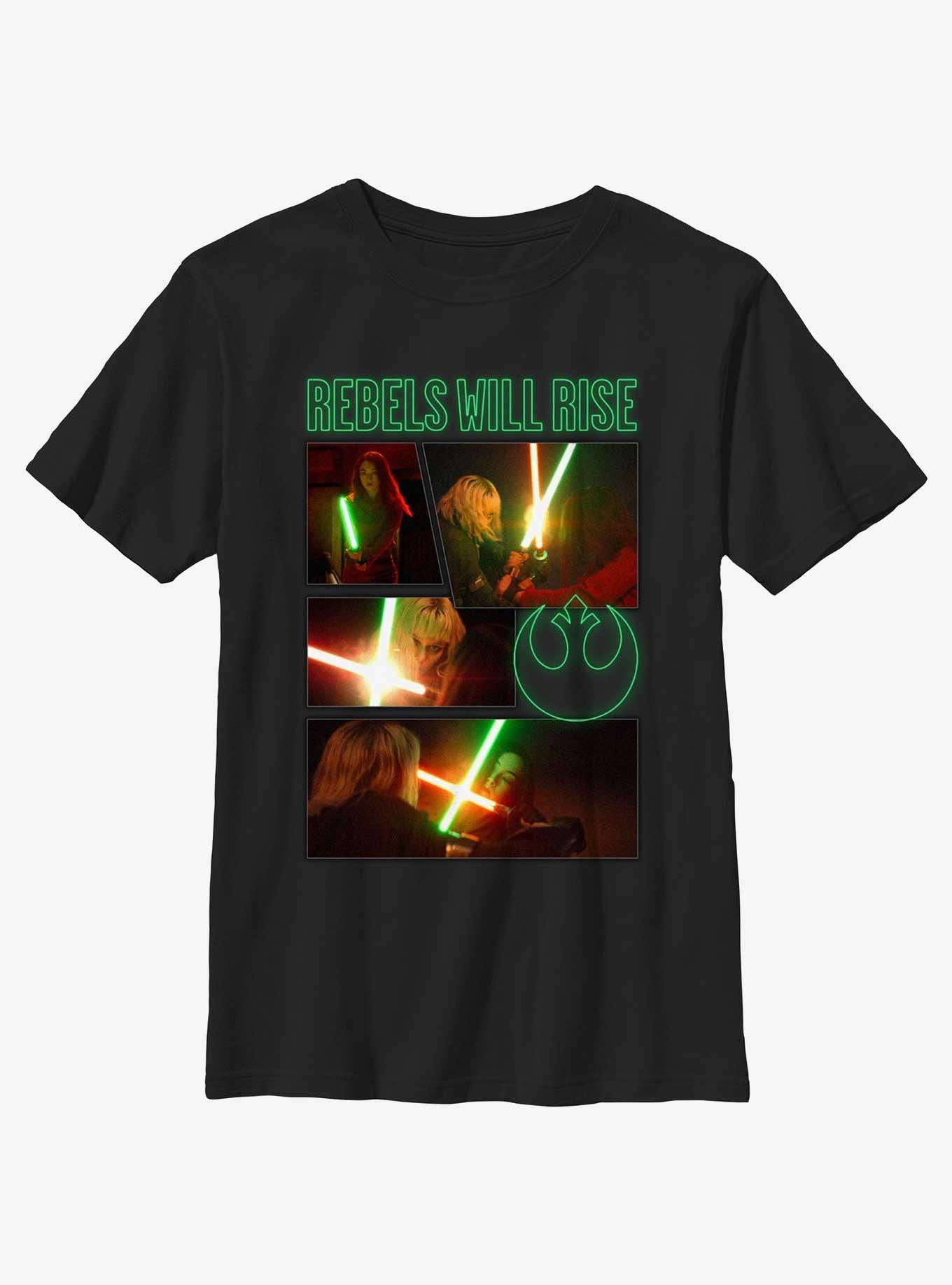 Star Wars Ahsoka Rebels Will Rise Showdown Youth T-Shirt, , hi-res