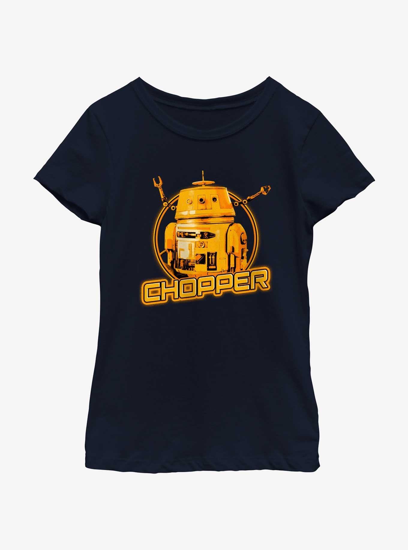 Star Wars Ahsoka Chopper Youth Girls T-Shirt, , hi-res
