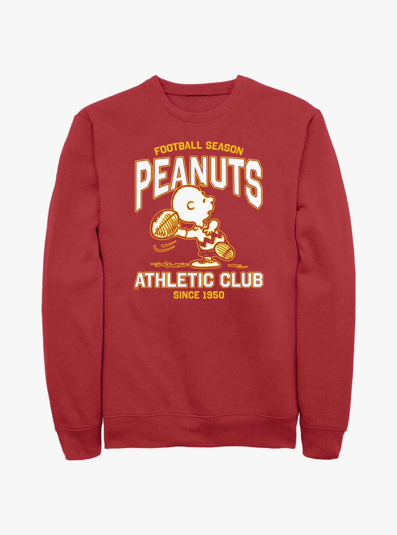 Peanuts Football Season Sweatshirt - RED | Hot Topic