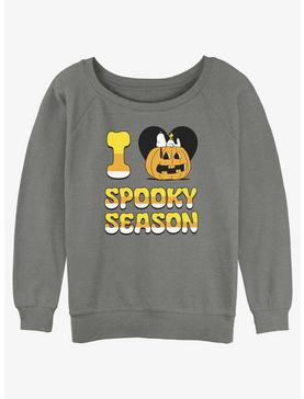 Peanuts I Love Snoopy Spooky Season Girls Slouchy Sweatshirt, , hi-res