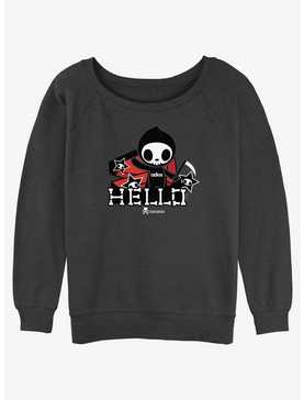 Tokidoki Adios Hello Coffin Girls Slouchy Sweatshirt, , hi-res