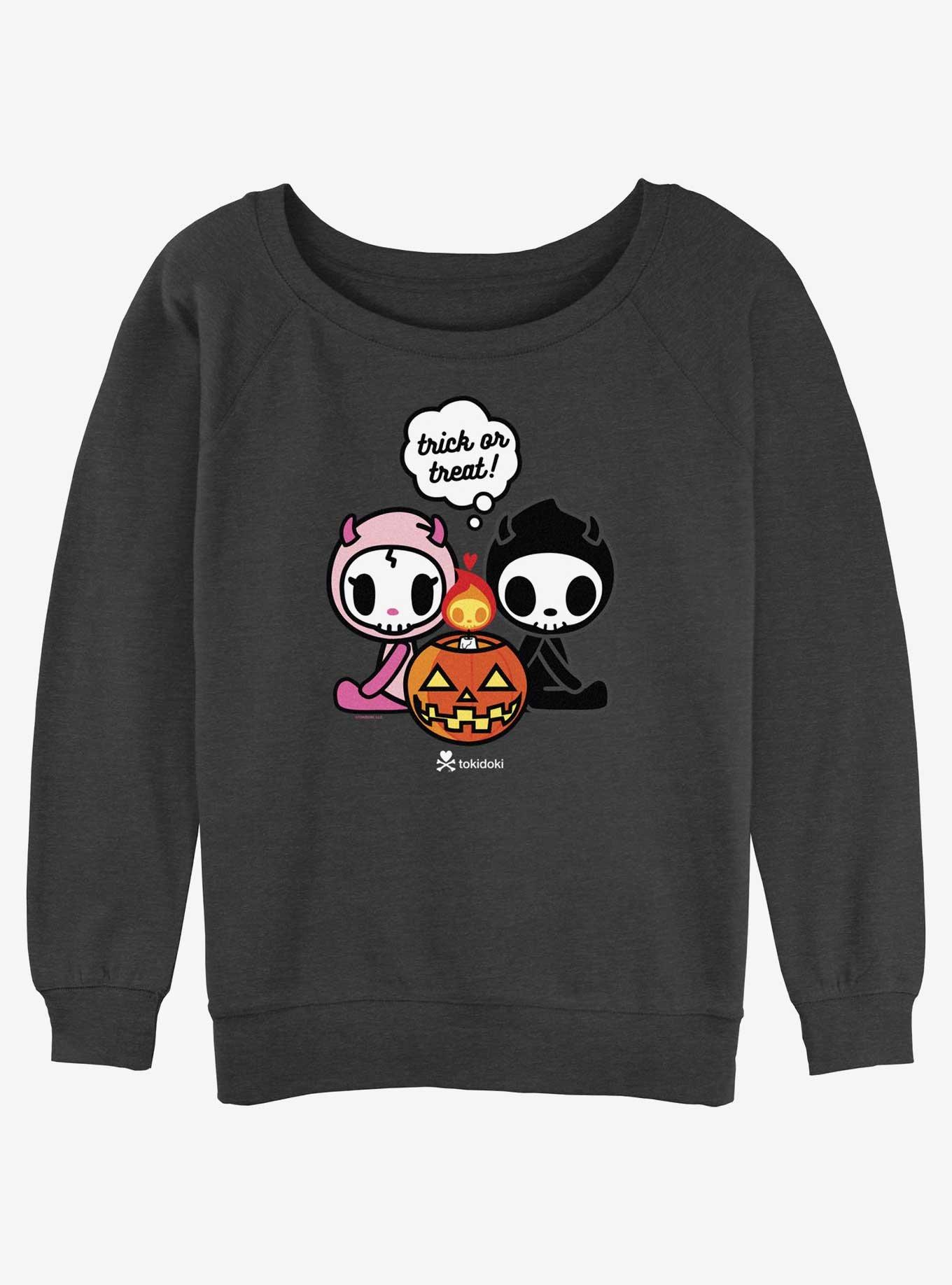 Tokidoki Adios Ciao Ciao Trick Or Treat Girls Slouchy Sweatshirt, , hi-res