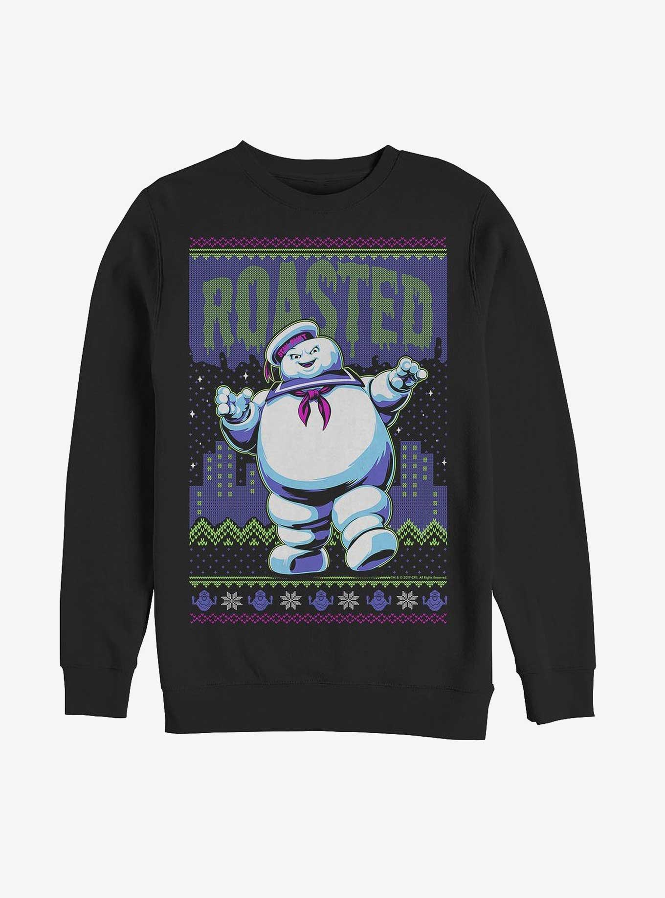 Ghostbusters Roasted Sweater Sweatshirt BLACK Hot Topic