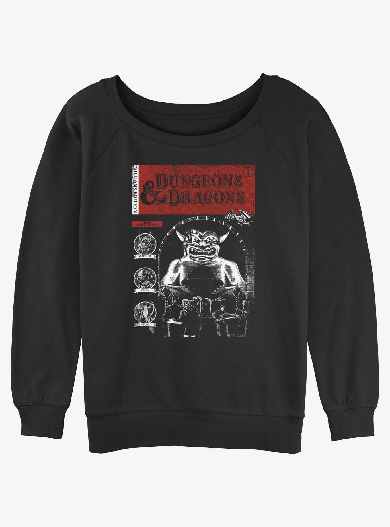 Dungeons & Dragons Publication Villans Edition Girls Slouchy Sweatshirt, , hi-res