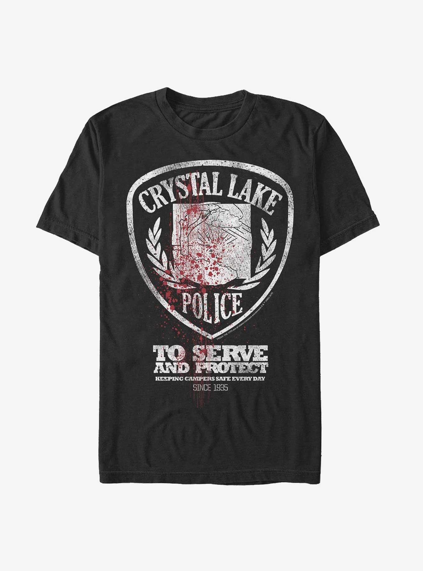 Friday The 13th Surviving & Serving T-Shirt, BLACK, hi-res