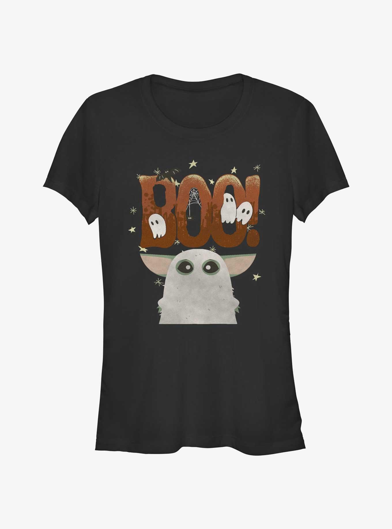 Star Wars The Mandalorian Boo Grogu Ghost Girls T-Shirt, , hi-res