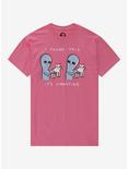 Strange Planet Alien Cat T-Shirt By Nathan W. Pyle, PINK, hi-res