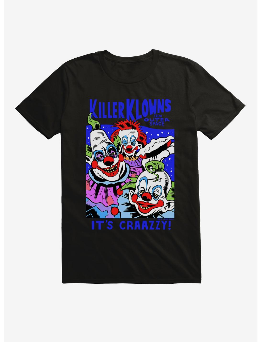 Killer Klowns From Outer Space It's Craazzy! T-Shirt, BLACK, hi-res