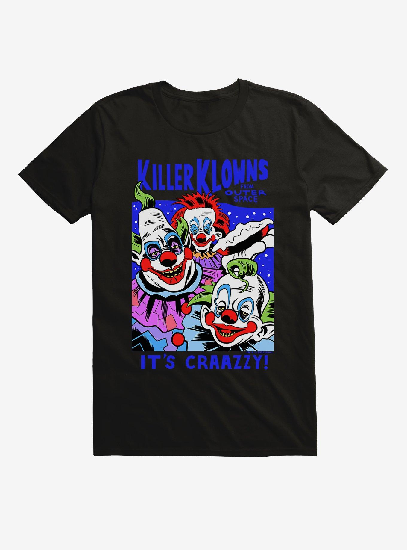 Killer Klowns From Outer Space It's Craazzy! T-Shirt, BLACK, hi-res