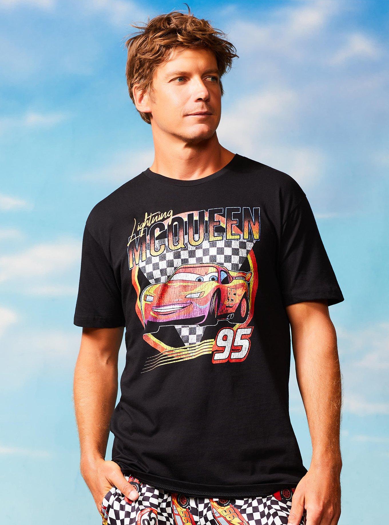 Disney Pixar Cars Lightning Mcqueen Vintage Race T-Shirt, , hi-res