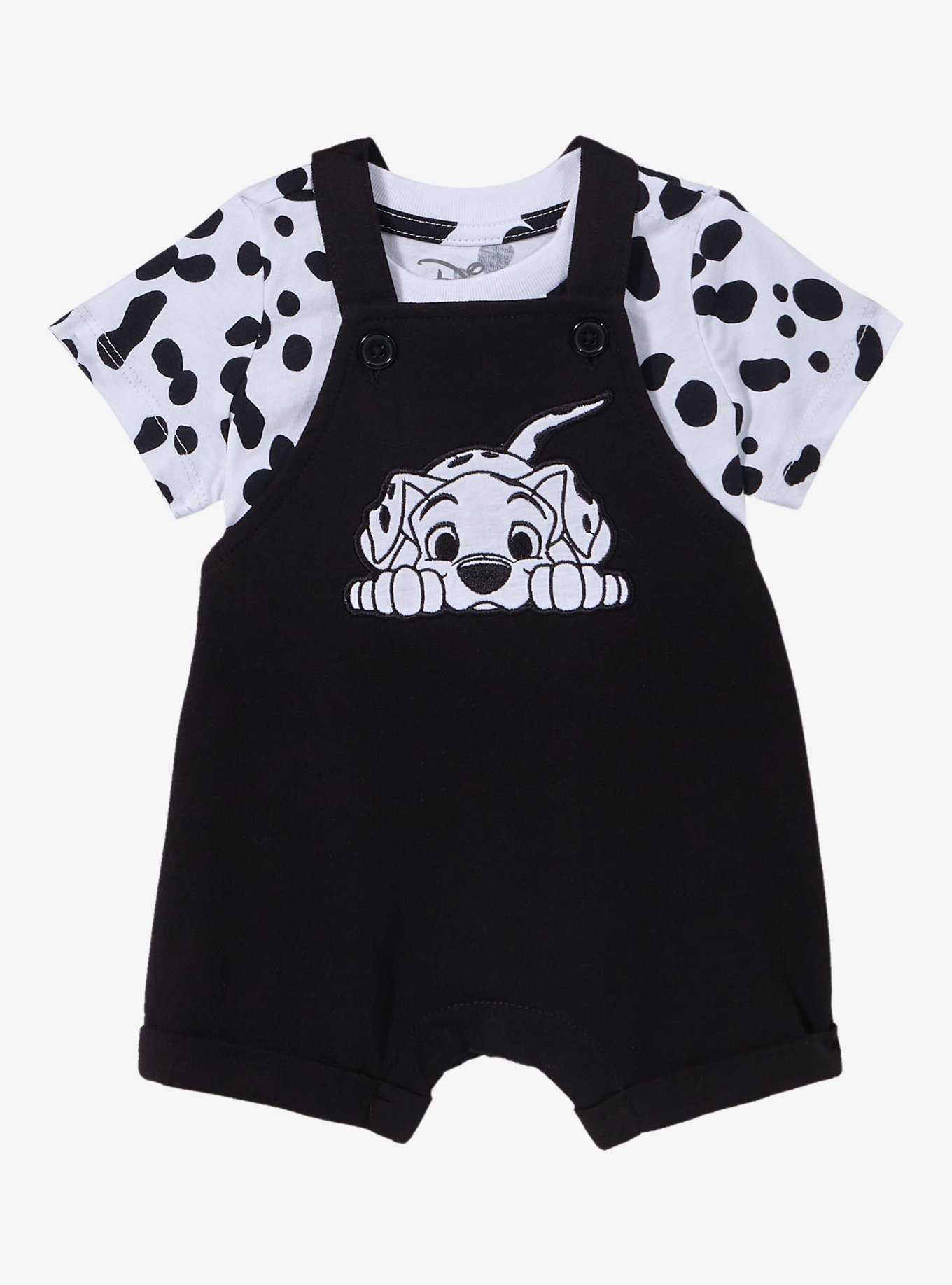 Disney 101 Dalmatians Infant Overall Set — BoxLunch Exclusive, , hi-res