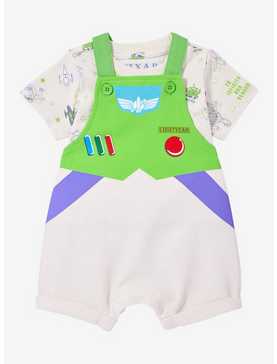 Disney Pixar Toy Story Buzz Lightyear Costume Infant Overall Set - BoxLunch Exclusive, , hi-res