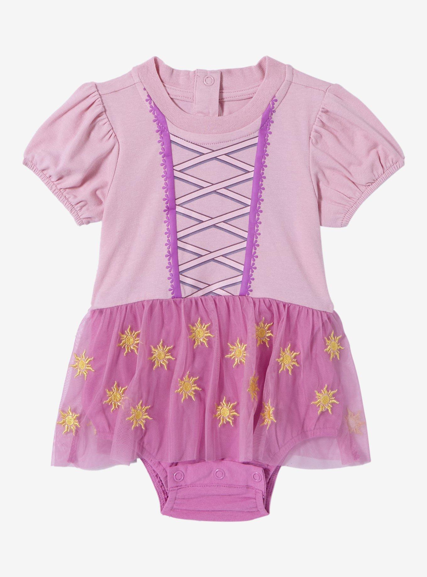 Disney Tangled Rapunzel Tutu Infant One-Piece — BoxLunch Exclusive, PINK, hi-res