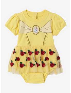 Disney Beauty and the Beast Belle Tutu Infant One-Piece — BoxLunch Exclusive, , hi-res