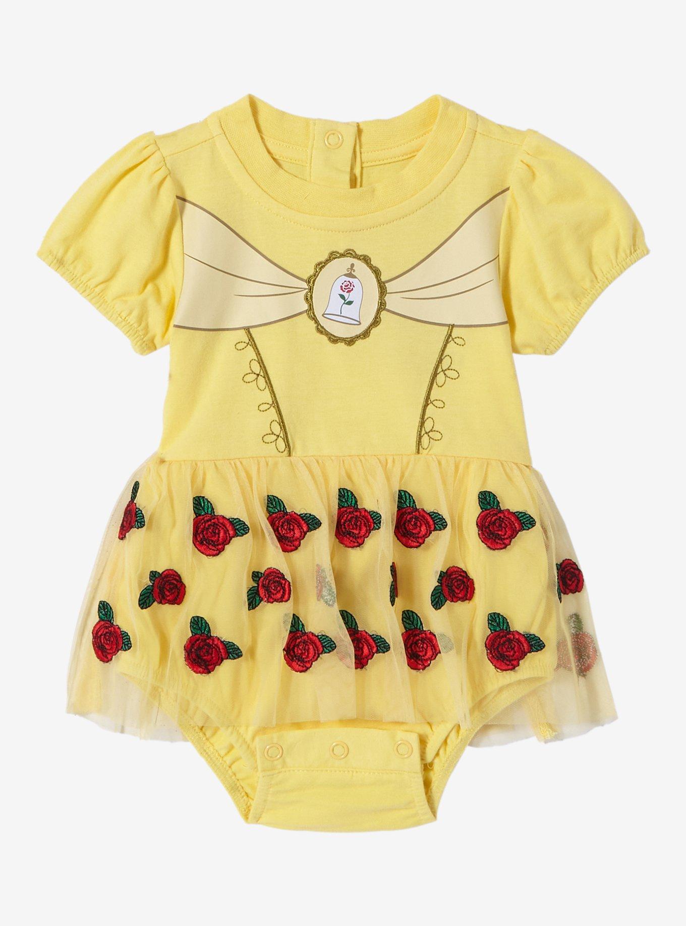 Disney Beauty and the Beast Belle Tutu Infant One-Piece &mdash; BoxLunch Exclusive, , hi-res