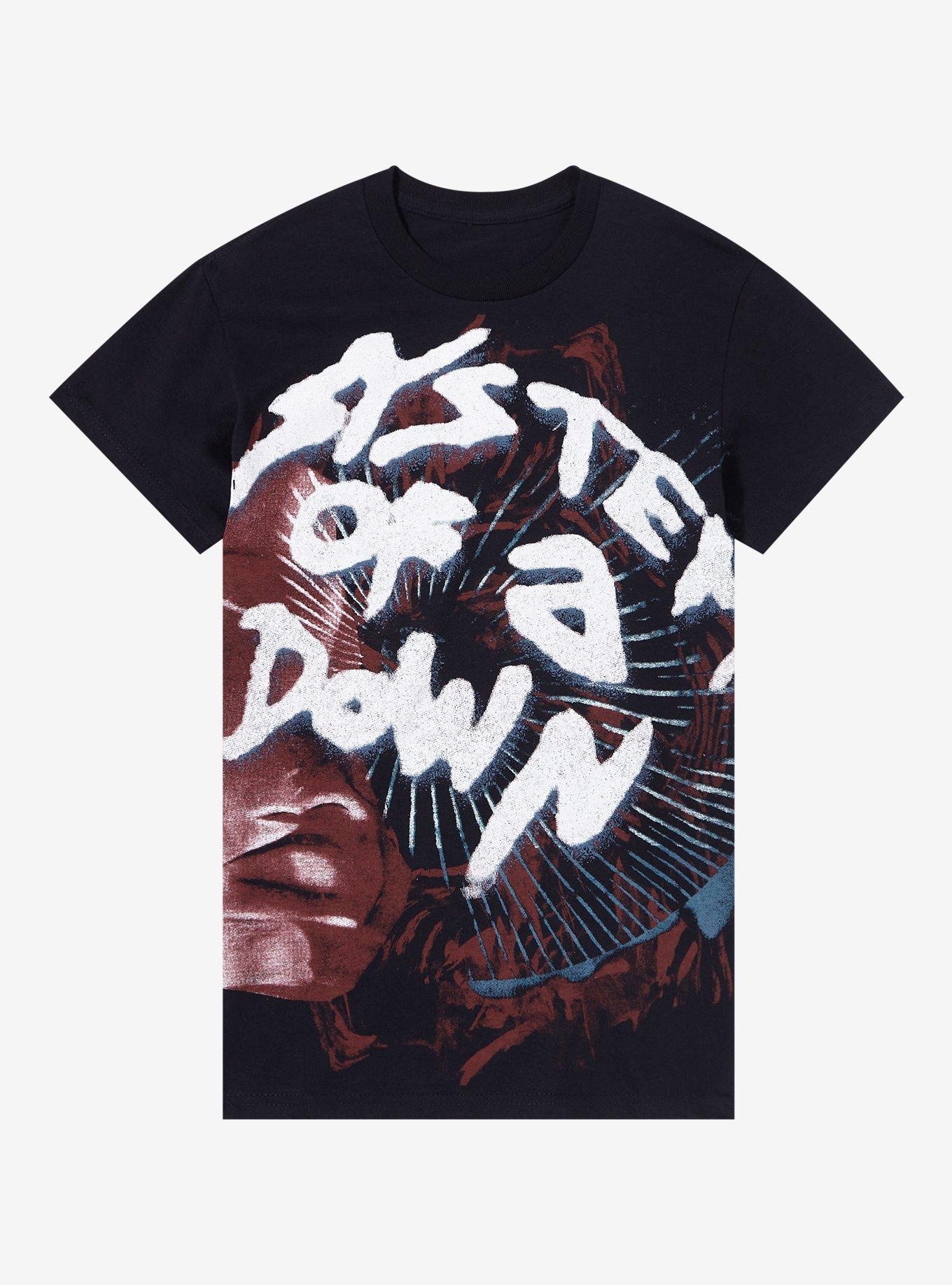 System Of A Down Jumbo Graphic Boyfriend Fit Girls T-Shirt