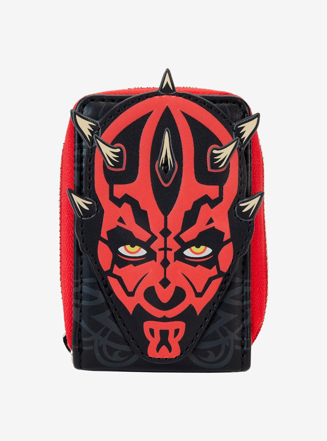 Loungefly Star Wars Darth Maul Mini Zipper Wallet, , hi-res