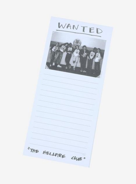 Stanger Things Hellfire Club Notepad | Hot Topic