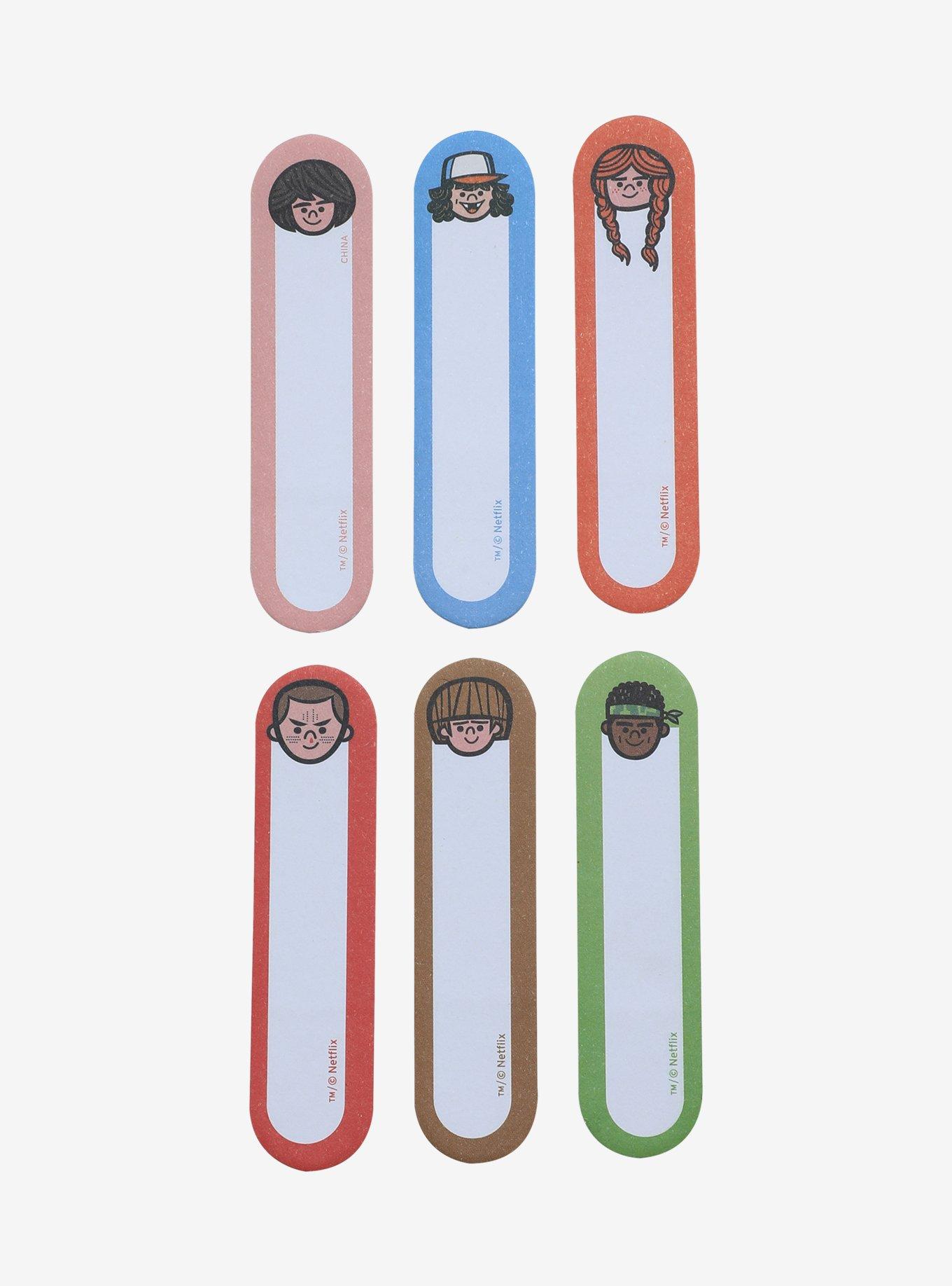 Stranger Things Hawkins Gang Sticky Tabs, , hi-res