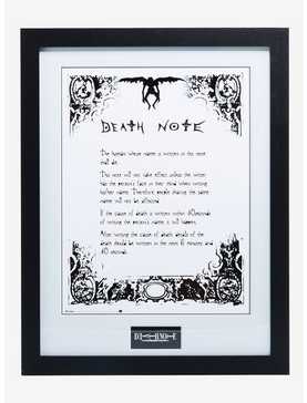 Death Note Framed Print, , hi-res