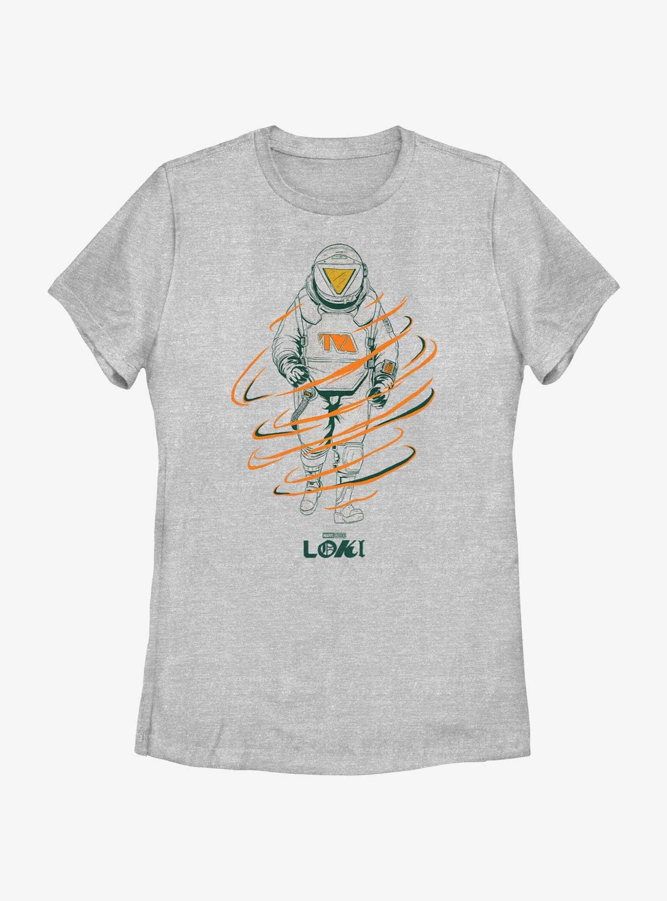 Marvel Loki TVA Astrosuit Womens T-Shirt, ATH HTR, hi-res