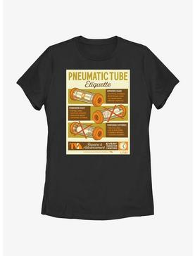 Marvel Loki Pneumatic Tube Infographic Poster Womens T-Shirt, , hi-res