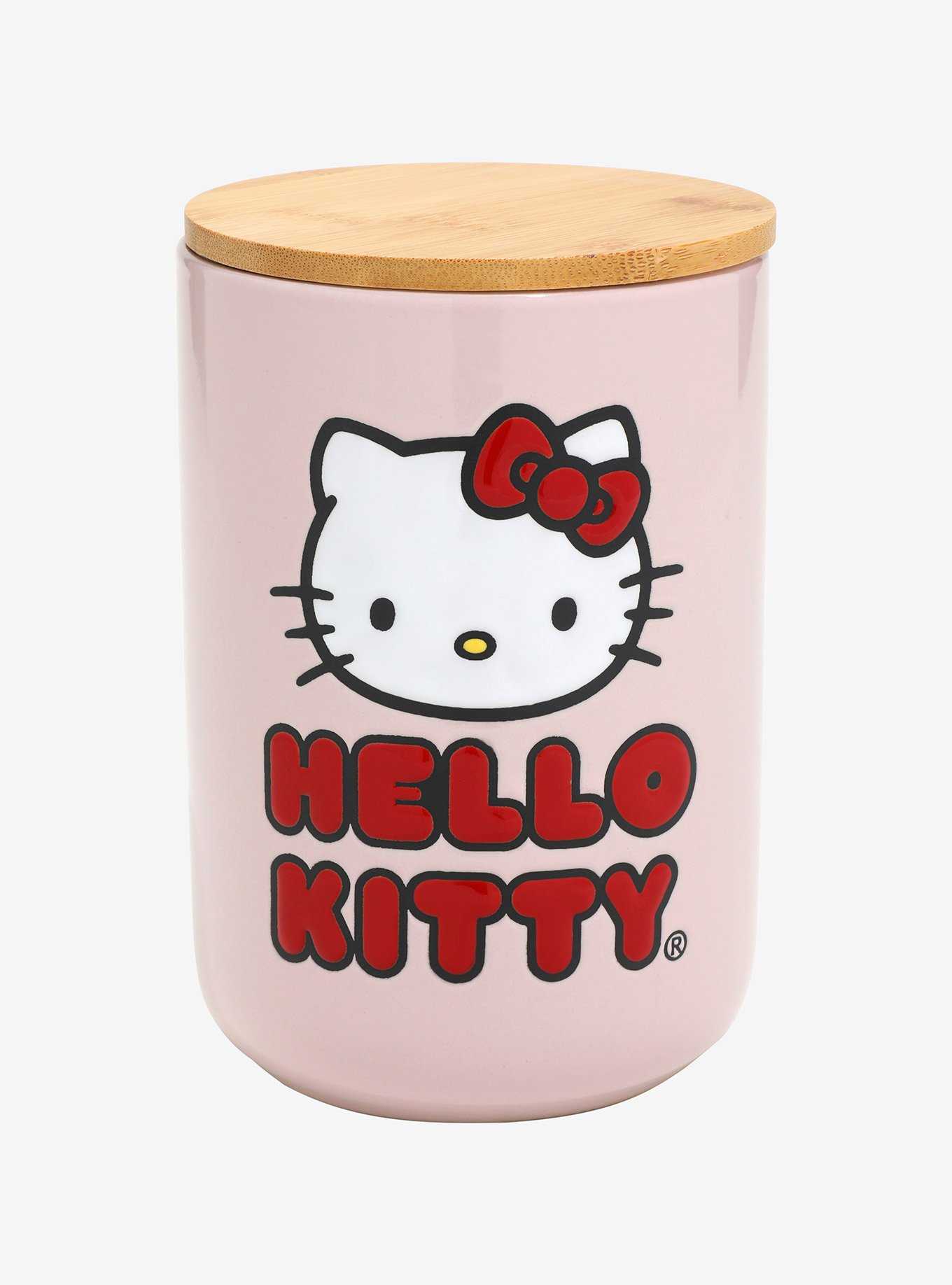 Hello Kitty Pink Ceramic Cookie Jar, , hi-res