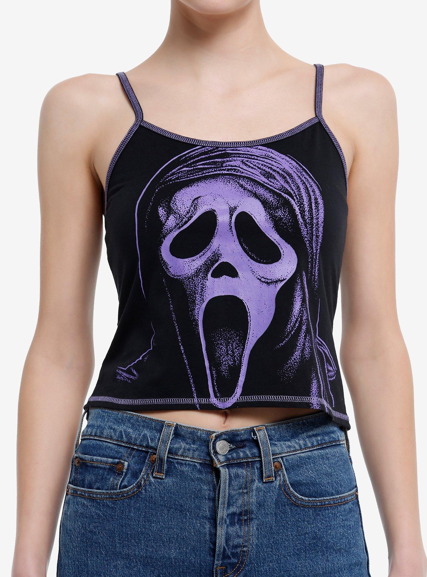 Scream Ghost Face Jumbo Print Girls Cami