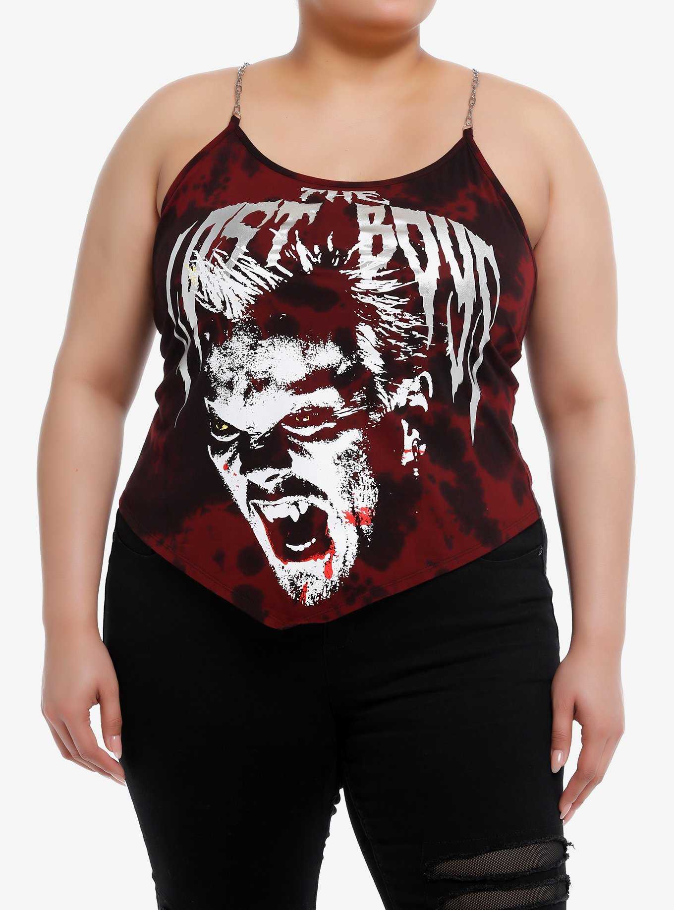 The Lost Boys David Chain Girls Crop Cami Plus Size, , hi-res