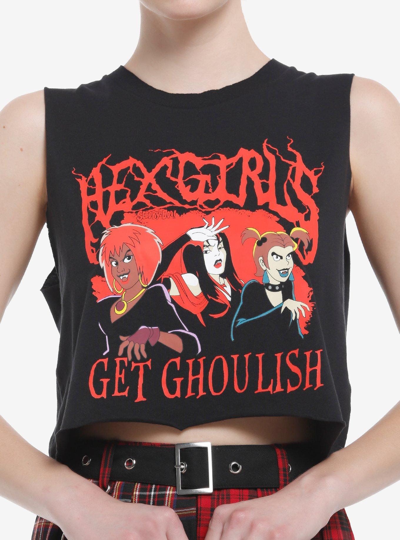 Scooby-Doo! The Hex Girls Crop Girls Muscle Tank Top, , hi-res