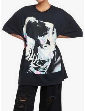 Billie Eilish Portrait Girls Oversized T-Shirt, , hi-res