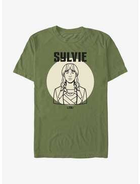 Marvel Loki Line Drawing Sylvie Portrait T-Shirt, , hi-res
