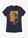 Marvel Loki TVA Group Badge Womens T-Shirt, NAVY, hi-res
