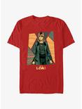 Marvel Loki Sylvie Hero Poster T-Shirt, RED, hi-res