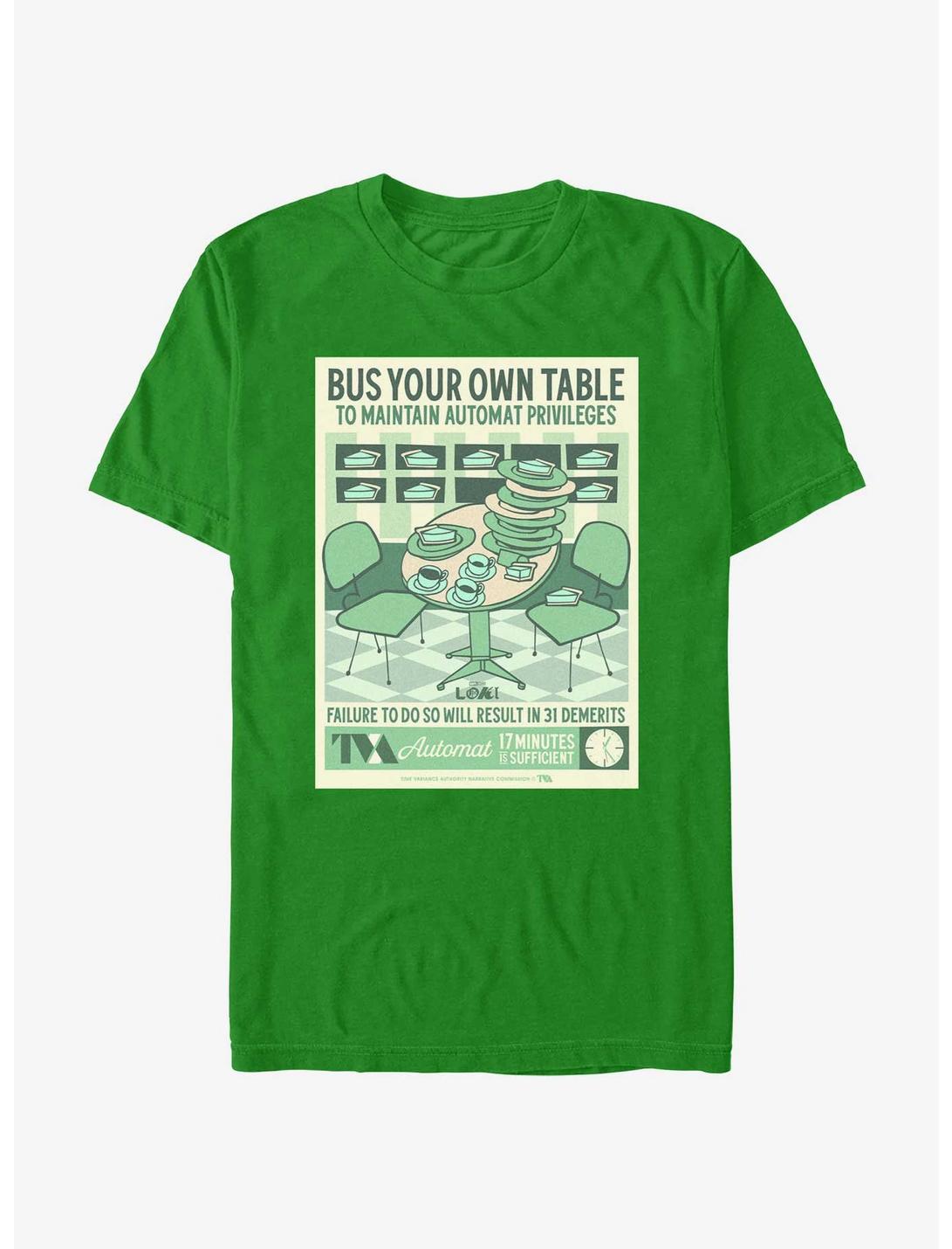 Marvel Loki Bus Your Own Table Poster T-Shirt, KELLY, hi-res