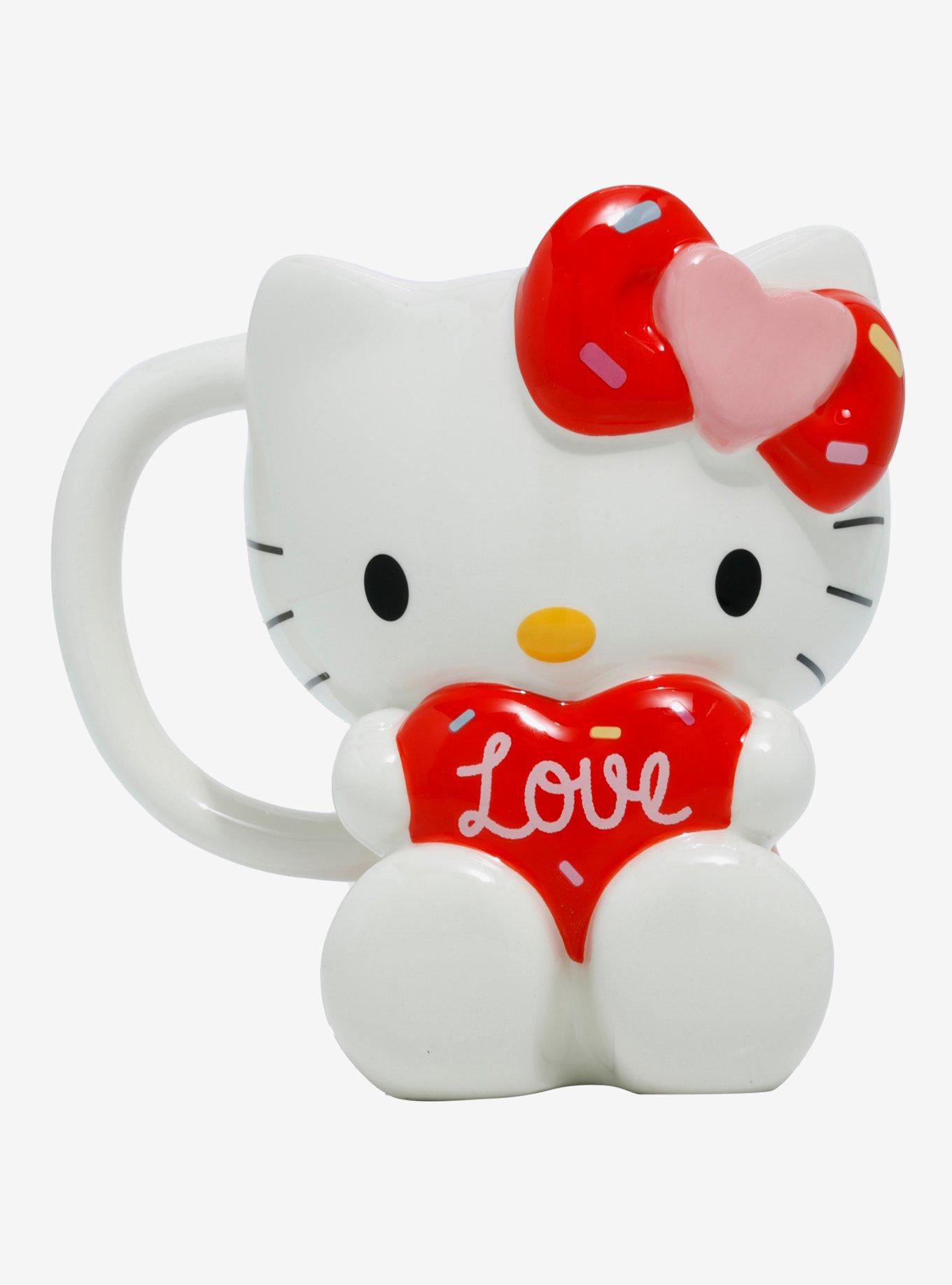 Hello Kitty Love Heart Figural Mug | Hot Topic