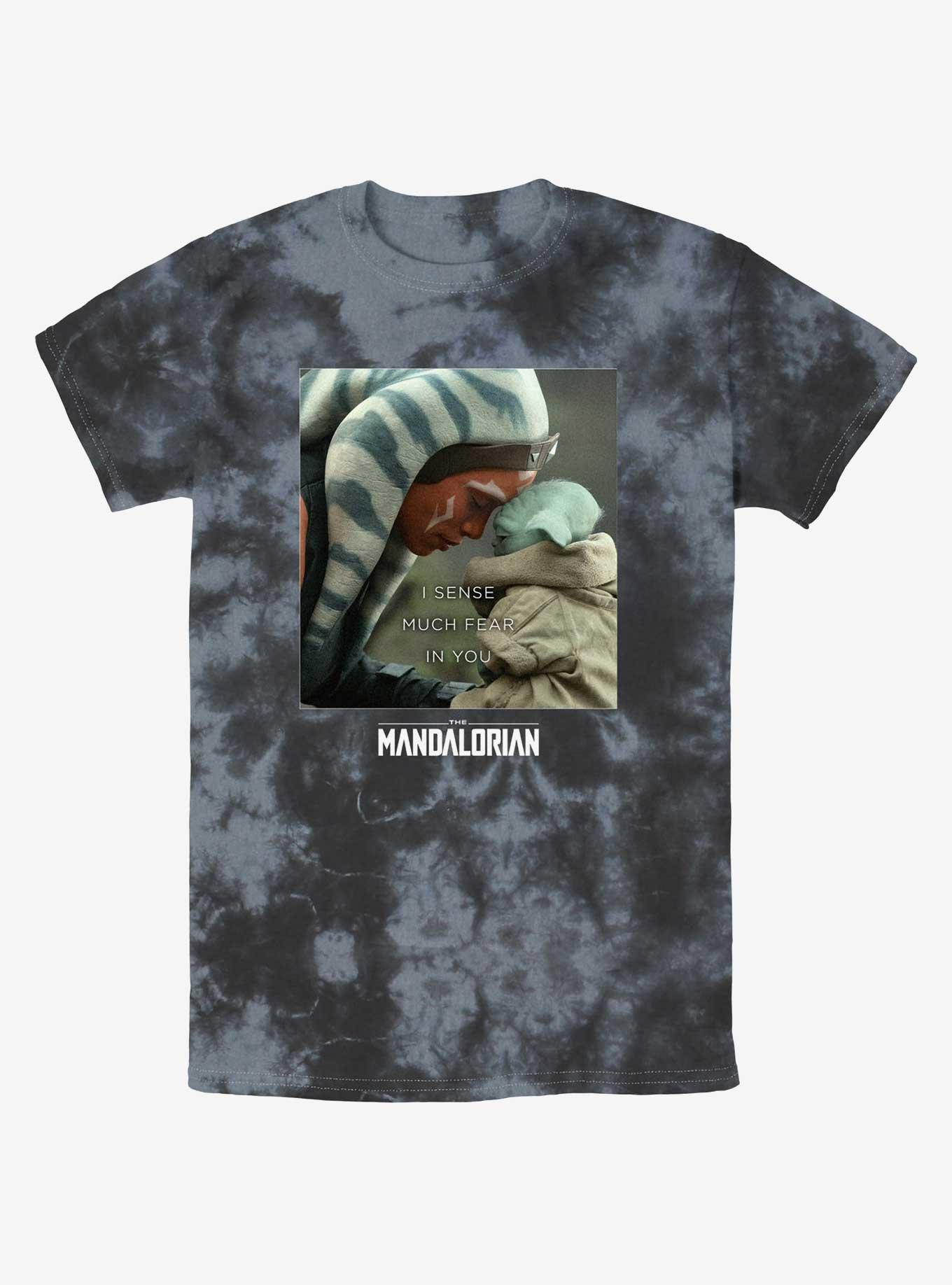 Star Wars The Mandalorian Ahsoka Tano Sense Fear The Child Tie-Dye T-Shirt, , hi-res