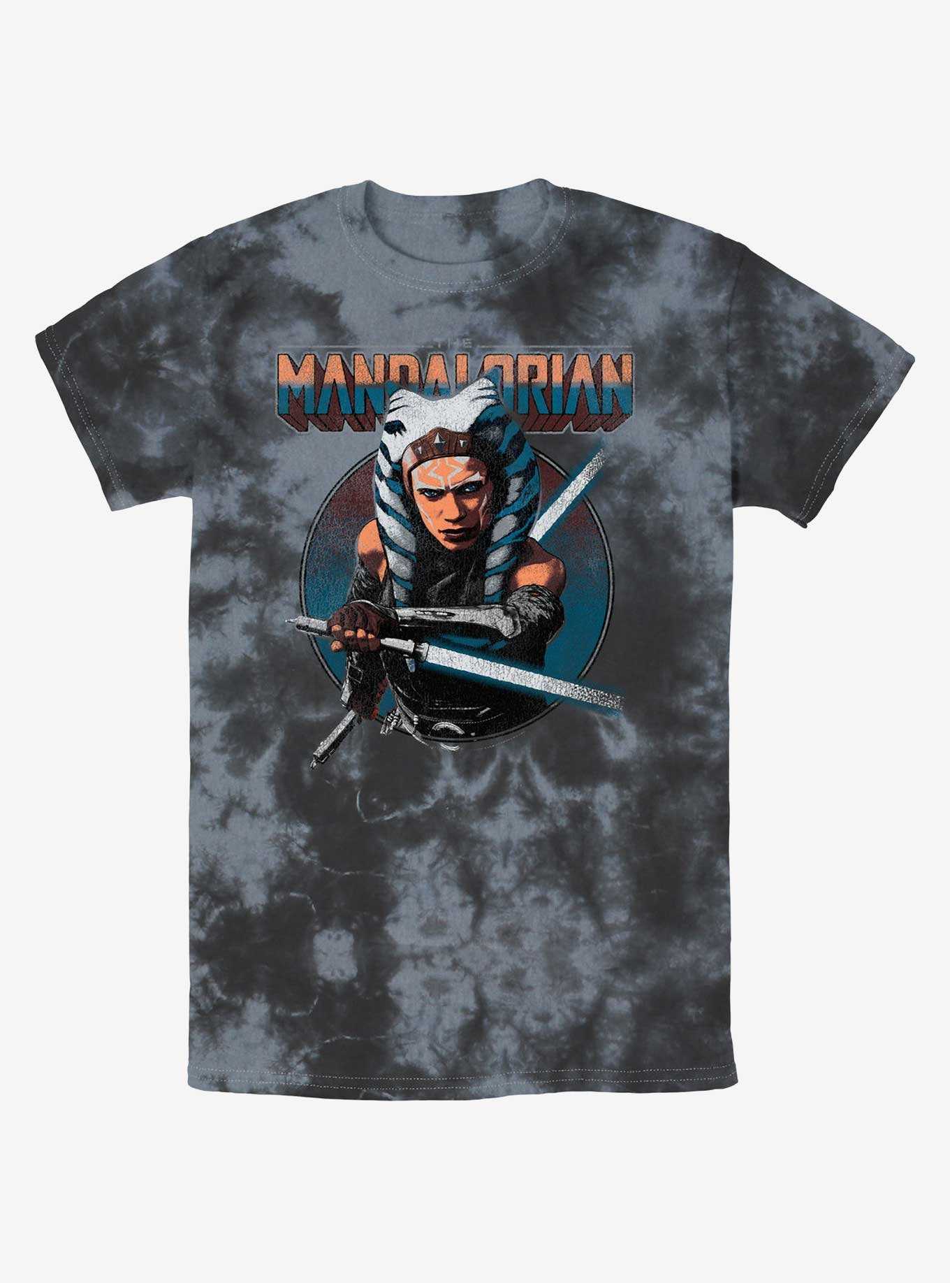 Star Wars The Mandalorian Ahsoka Circle Tie-Dye T-Shirt, , hi-res