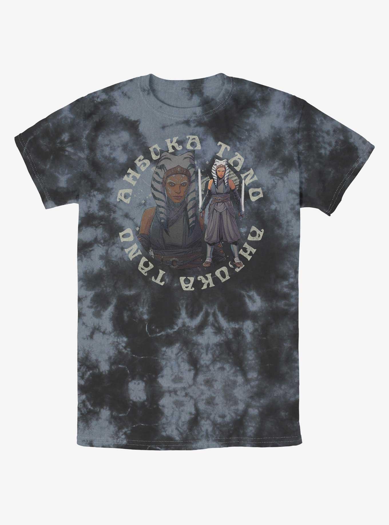 Star Wars The Mandalorian Ahsoka Tano Tie-Dye T-Shirt, , hi-res