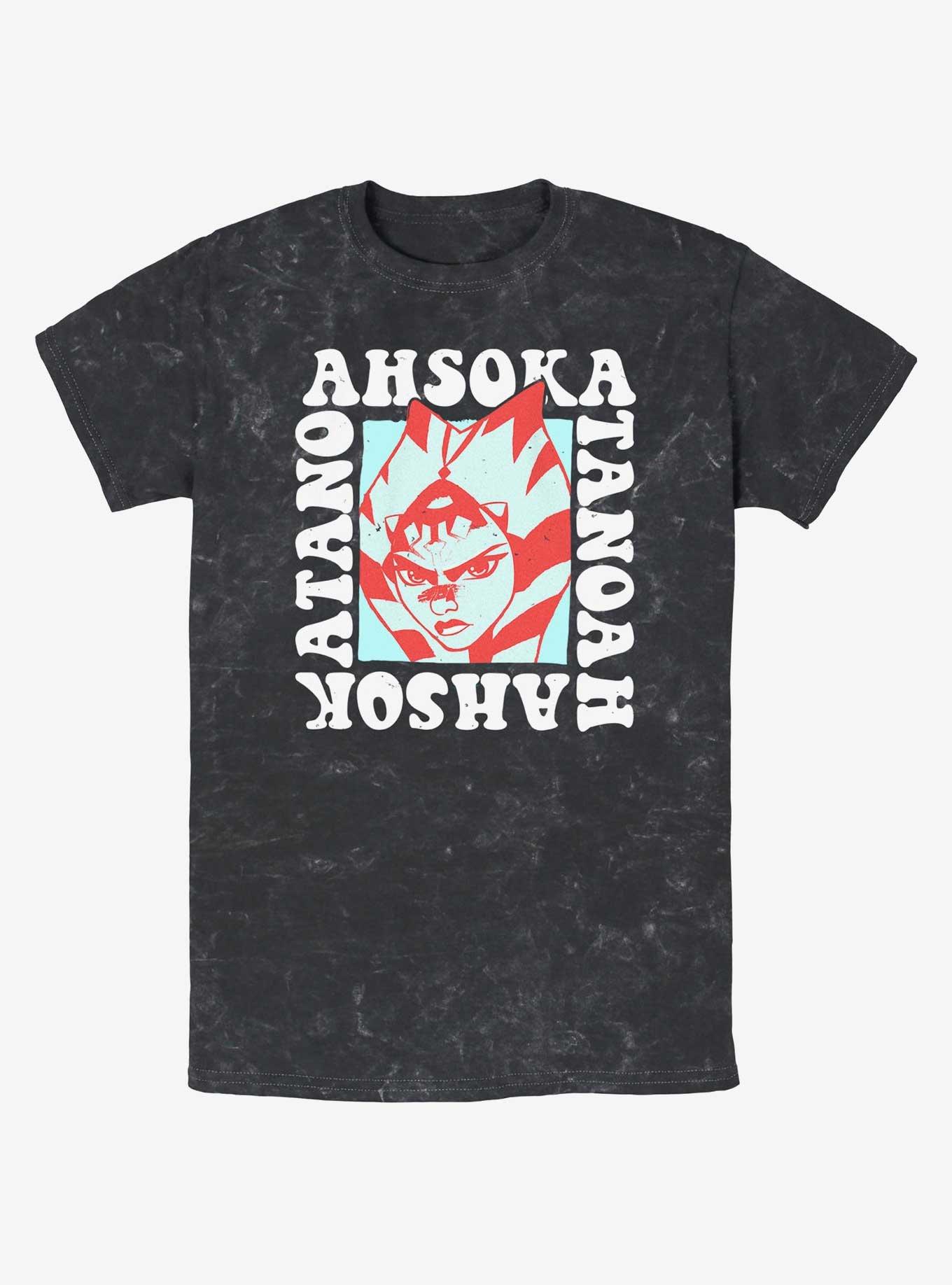 Star Wars Forces Of Destiny Ahsoka Groovy Mineral Wash T-Shirt
