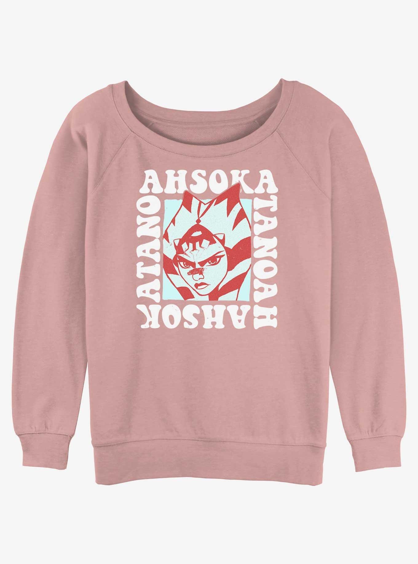 Star Wars Forces Of Destiny Ahsoka Groovy Girls Slouchy Sweatshirt, DESERTPNK, hi-res