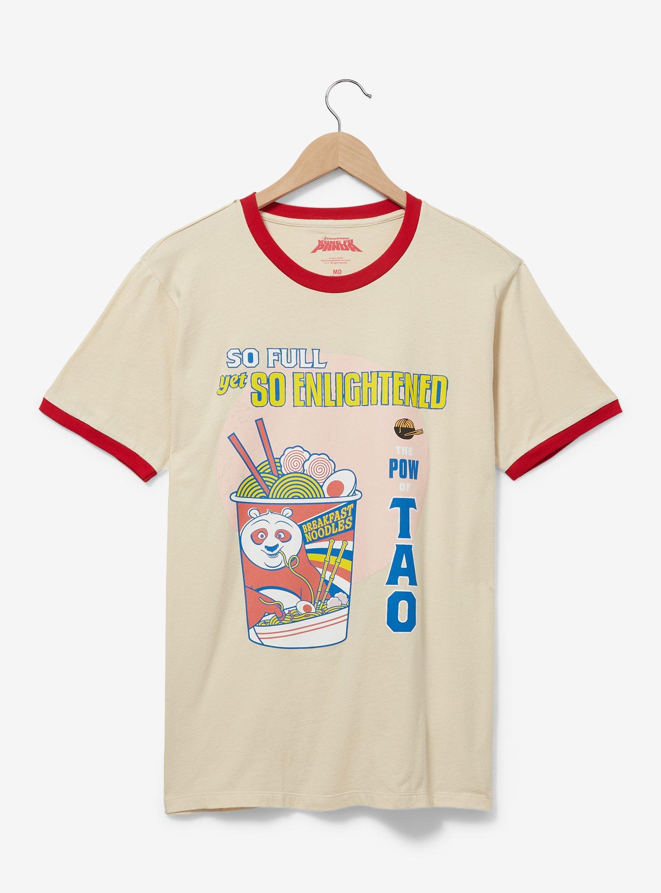Dreamworks Kung Fu Panda Ramen Ringer T-Shirt - BoxLunch Exclusive, OFF WHITE, hi-res
