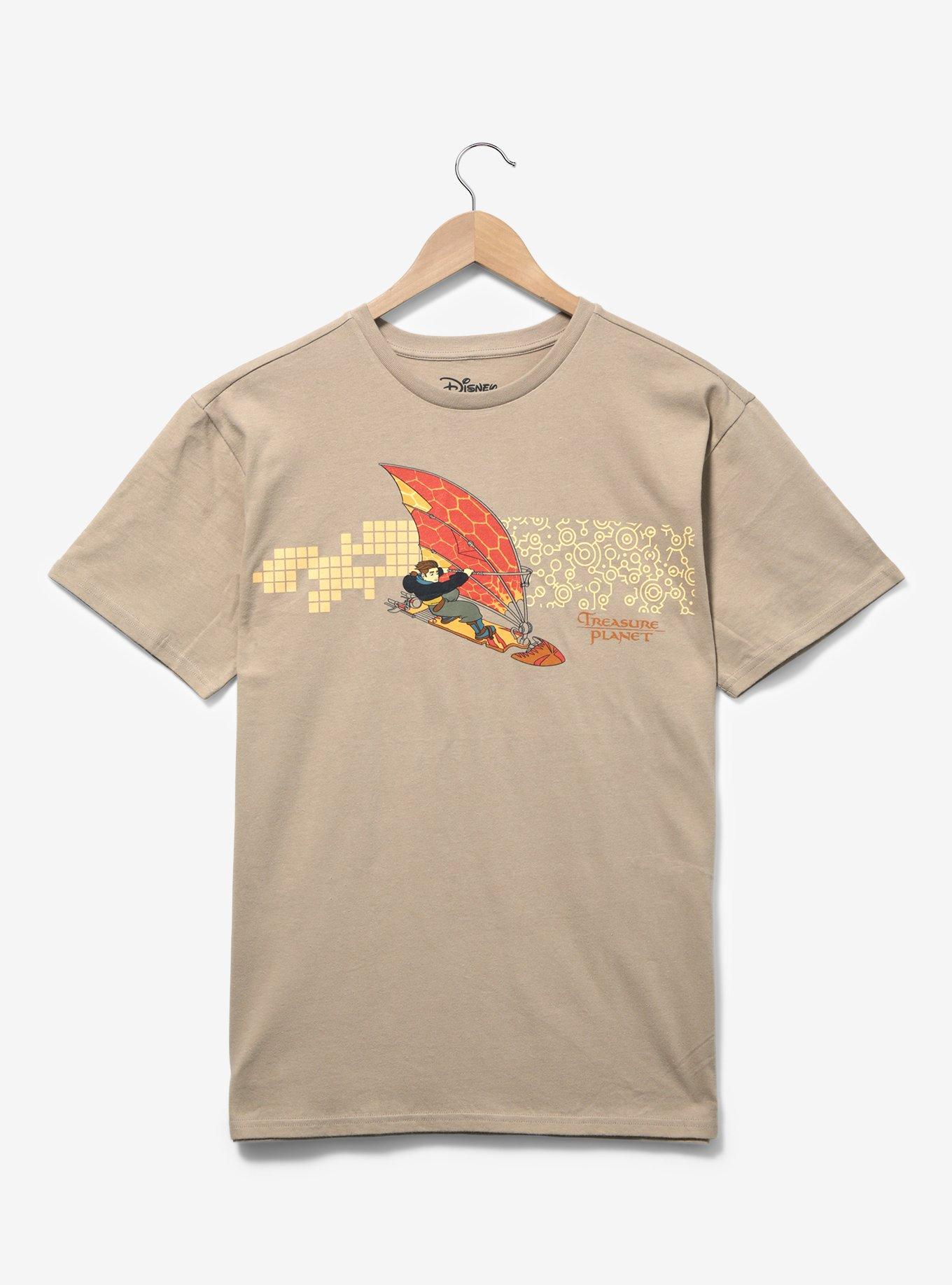 Disney Treasure Planet Jim Hawkins Solar Surfer T-Shirt &mdash; BoxLunch Exclusive, BROWN  LIGHT BROWN, hi-res