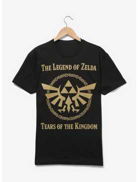 Nintendo The Legend of Zelda: Tears of the Kingdom Hyrule Crest T-Shirt — BoxLunch Exclusive, , hi-res