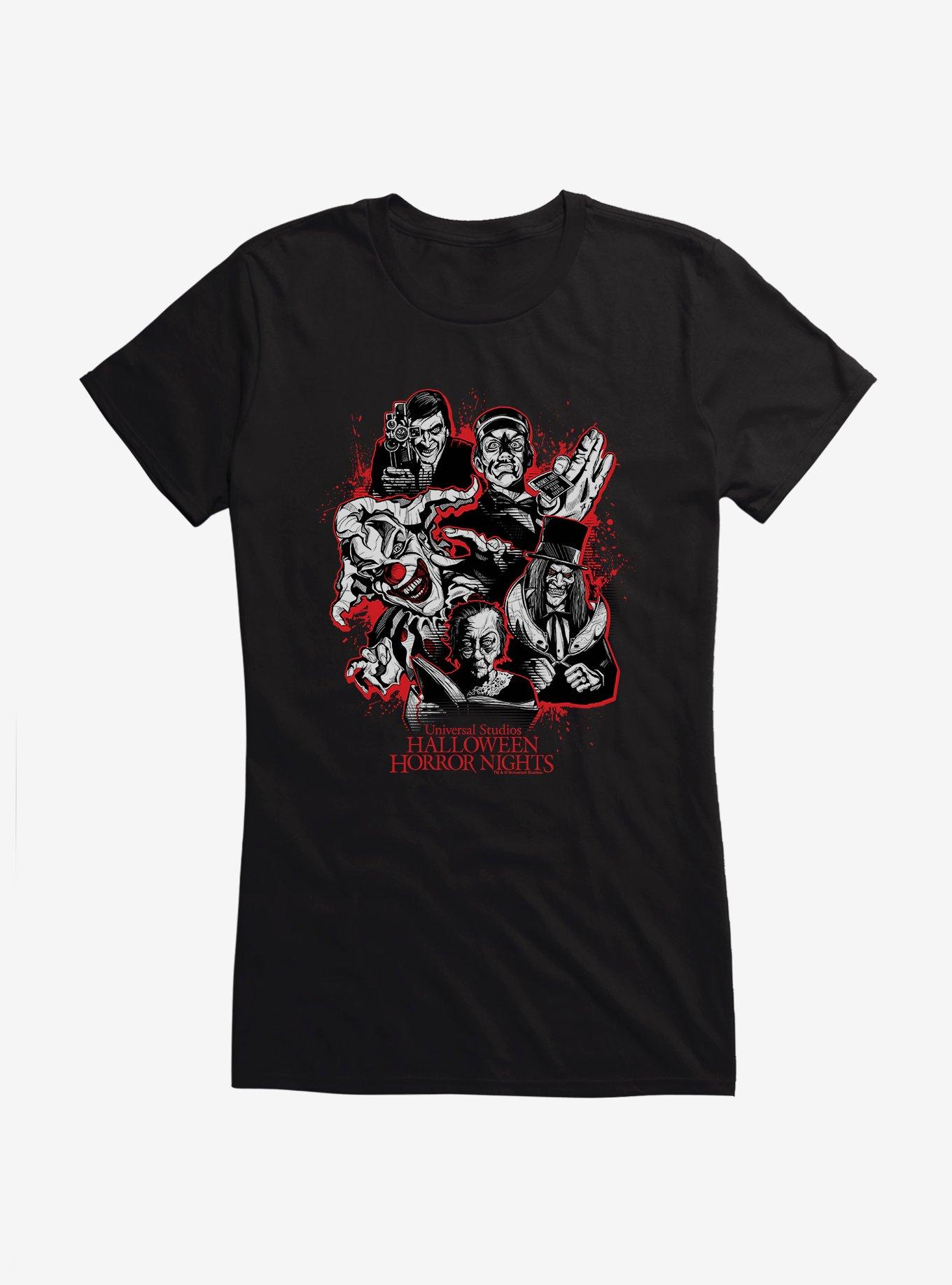 Hot topic halloween 2025 horror nights shirt