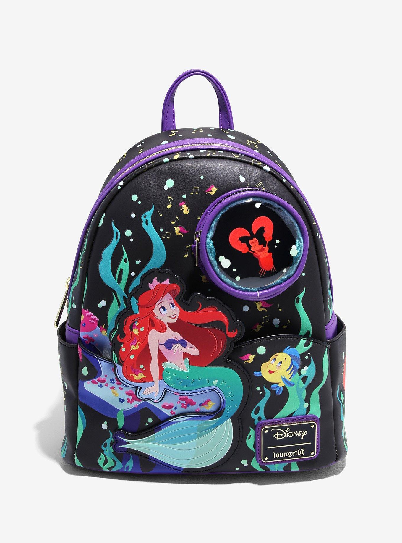 Loungefly Multicolor Disney little mermaid Character Backpack Loungefly Disney Multicolor Character Backpack Ariel the  main image 4