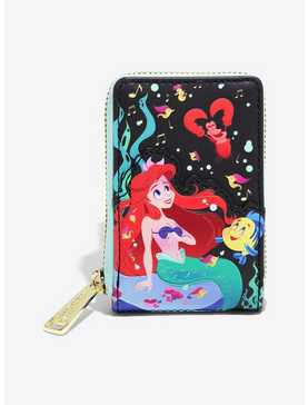 Loungefly Disney The Little Mermaid Under The Sea Glow-In-The-Dark Mini Zipper Wallet, , hi-res